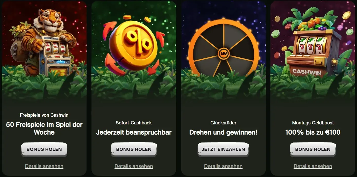 Boni und Promotionen